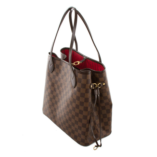 L N51105 Neverfull MM Shoulder Bag Damier Ebene Canvas
